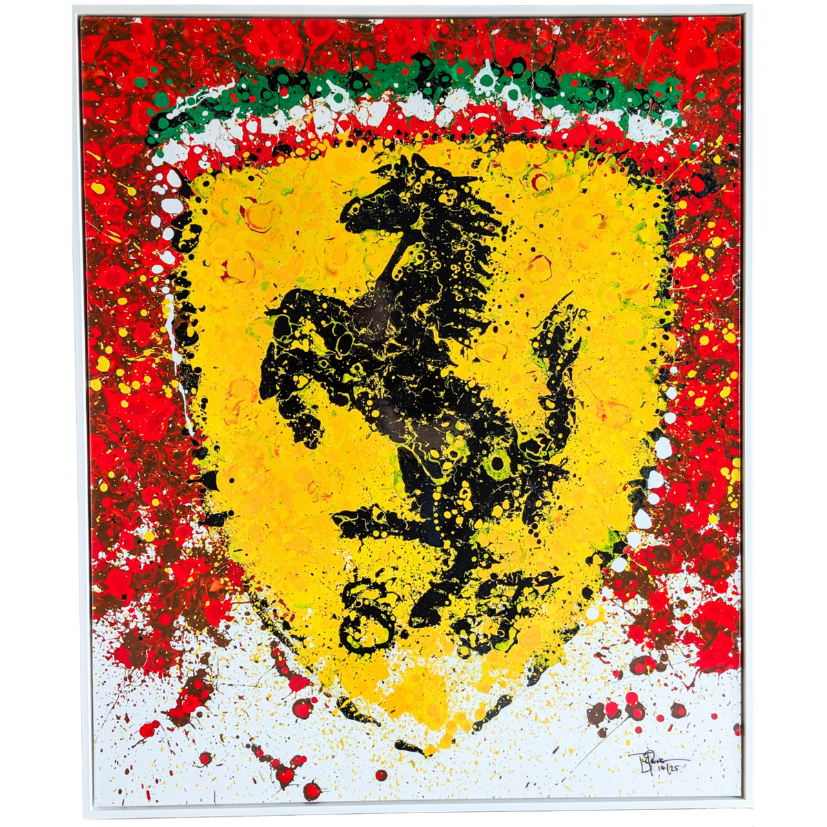 Ferrari Wall Art By Timothy Raines