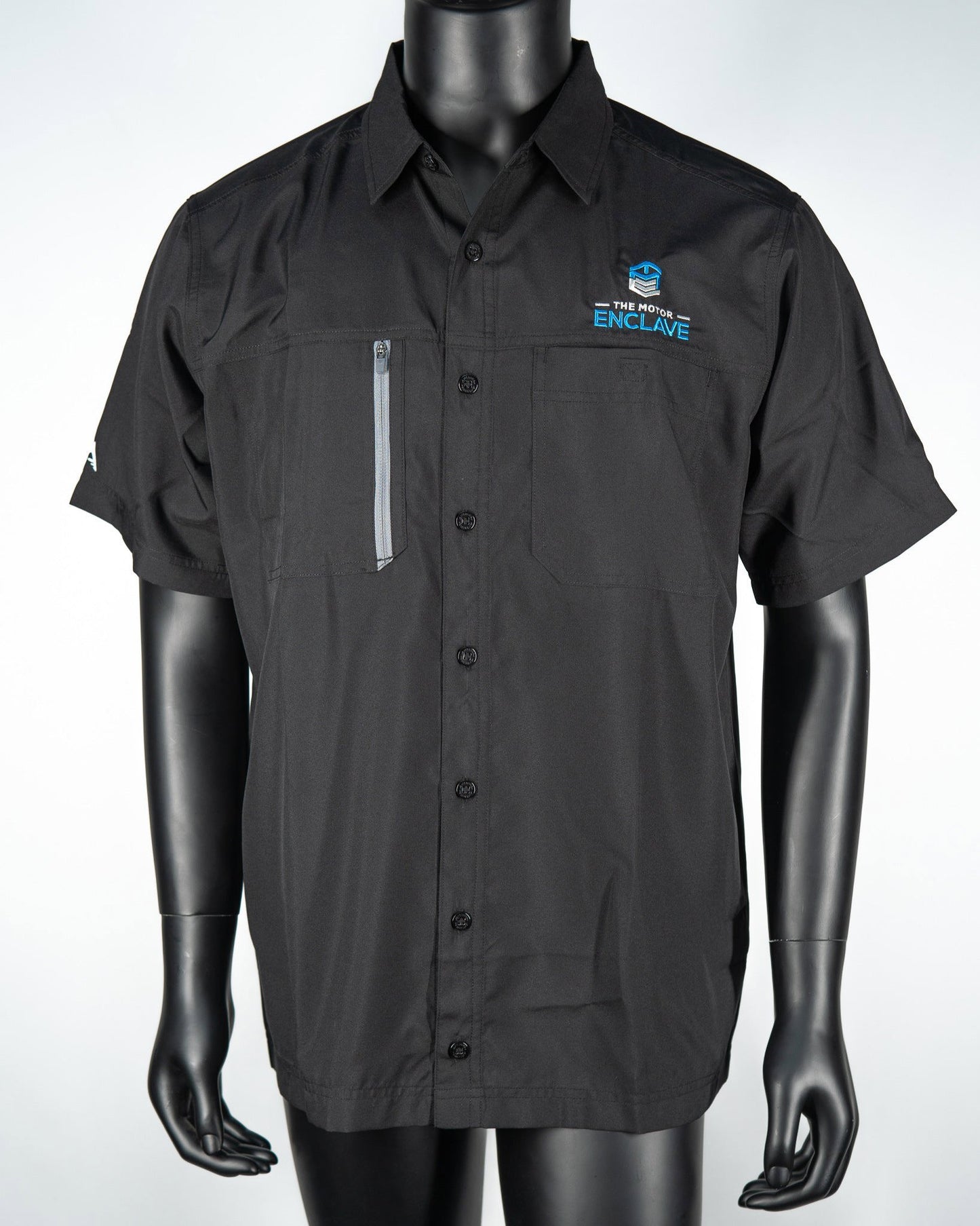 Antigua - Men's Black Button Down