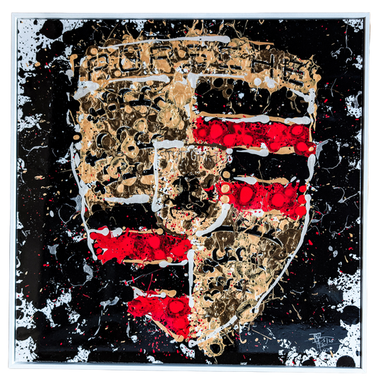 Porsche Wall Art By Timothy Raines (black)