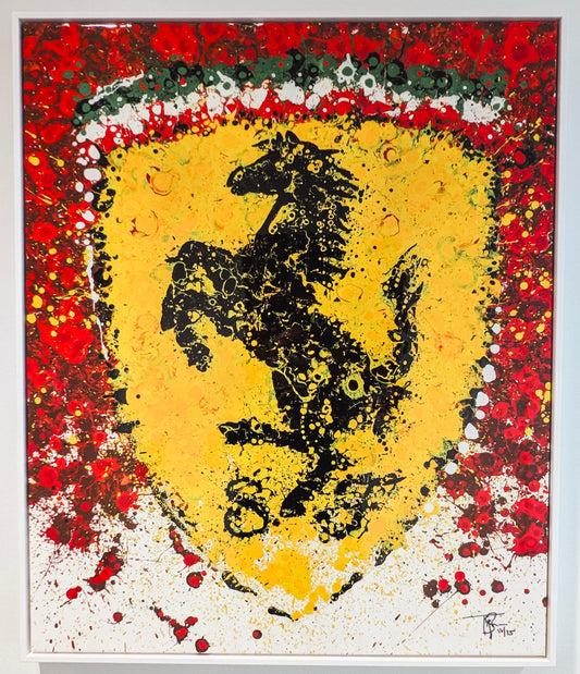 Ferrari Wall Art By Timothy Raines
