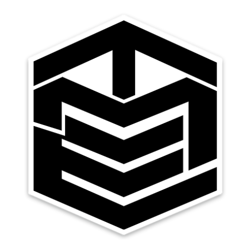 TME Logo Sticker Black