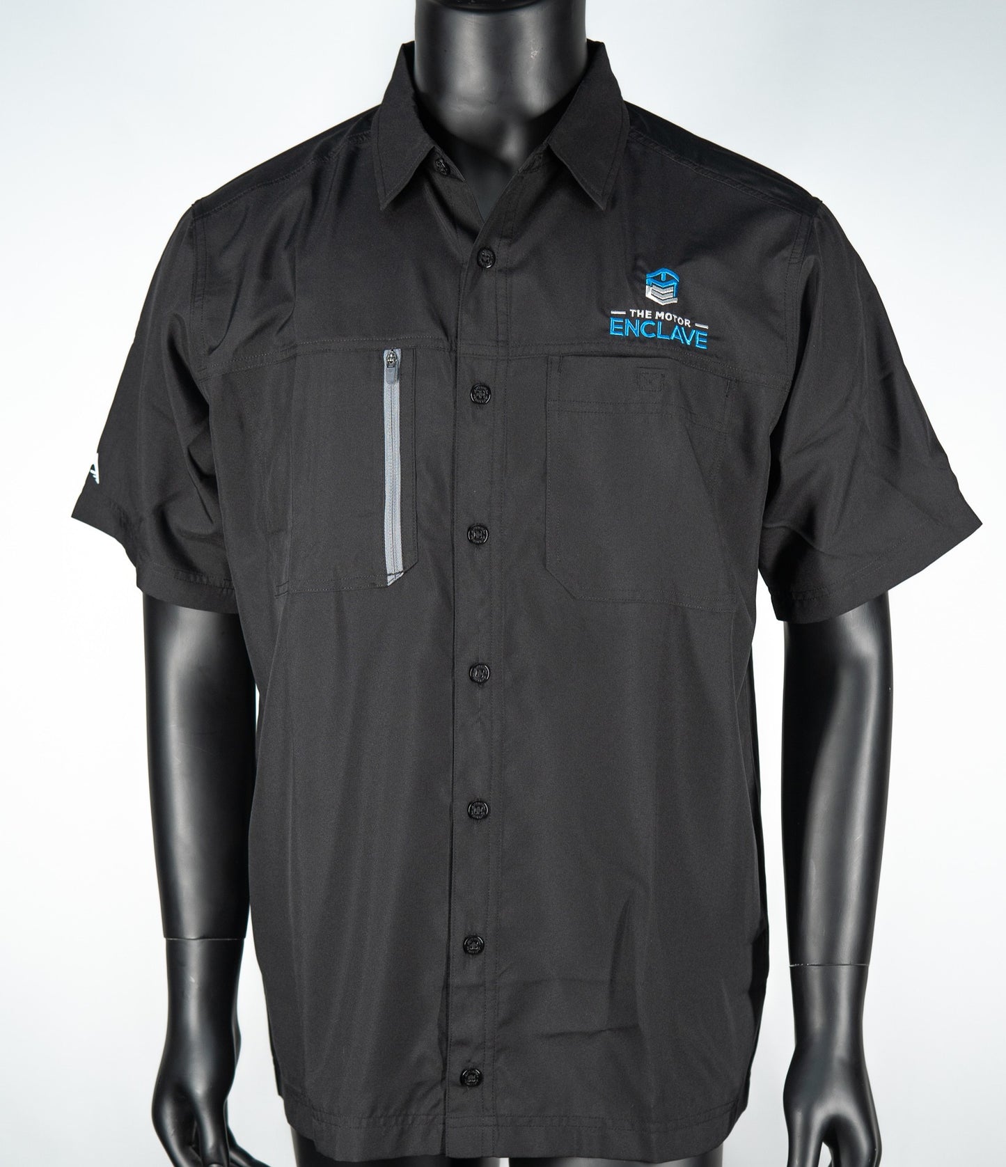 Antigua - Men's Black Button Down