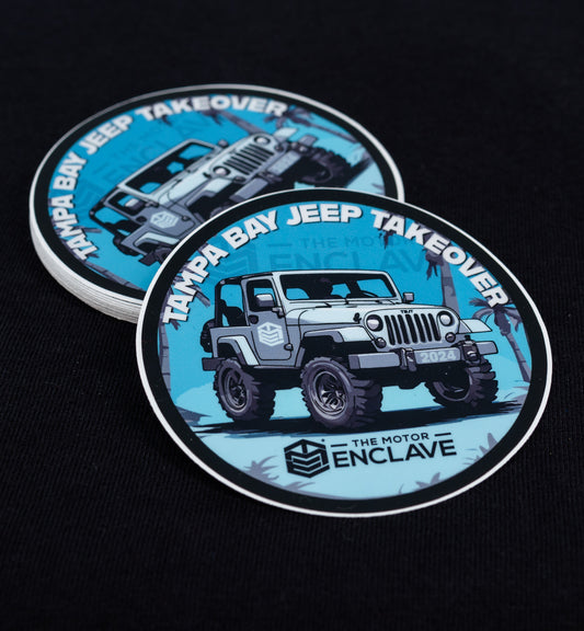 Tampa Jeep Takeover Sticker 2024