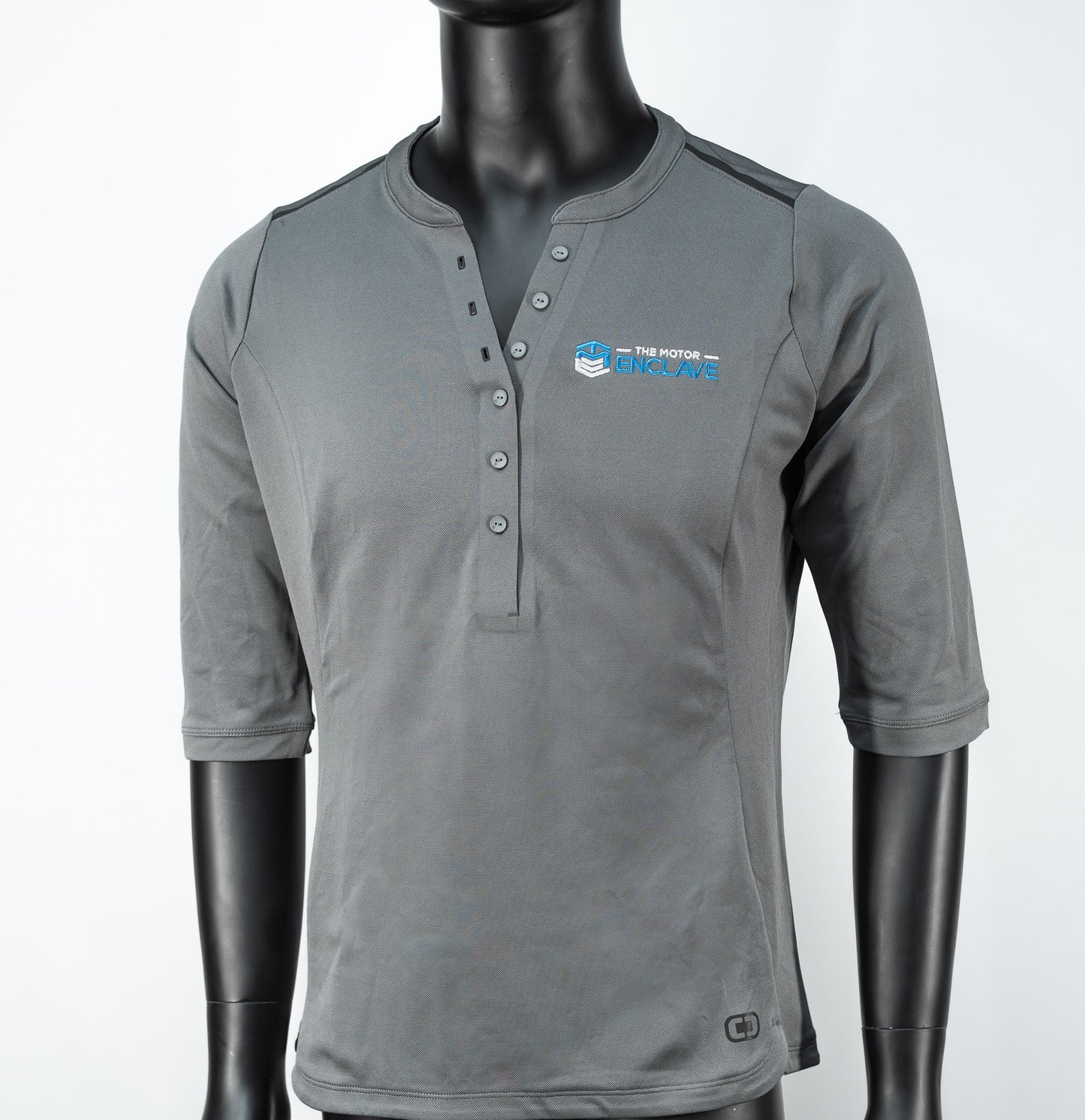 Ogio Ladies Henley Grey