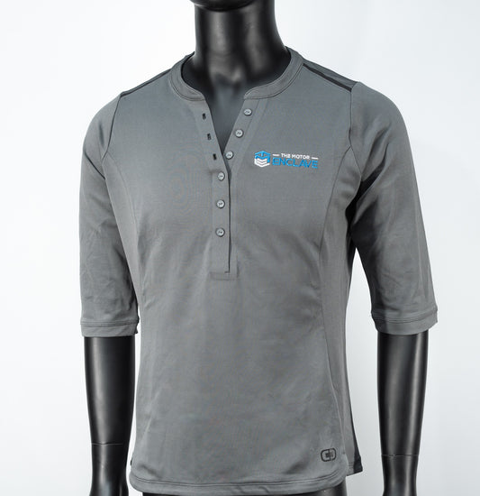 Ogio Ladies Henley Grey