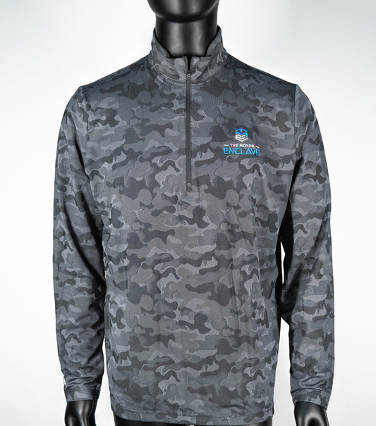 Antigua Mens 1/4 Zip Camo