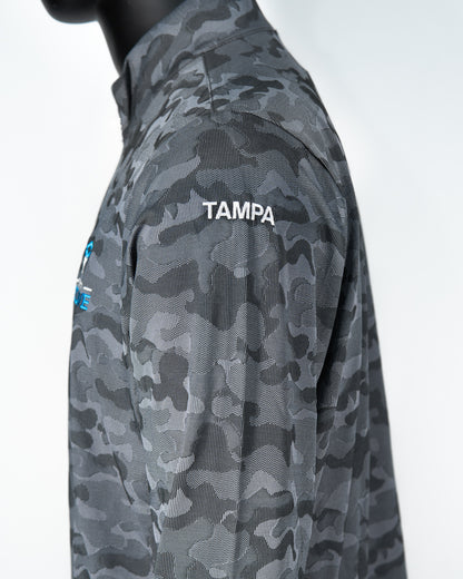 Antigua Mens 1/4 Zip Camo