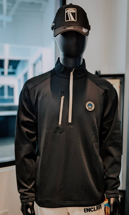 Zero Impact 1/4 Zip Black