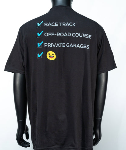 TME T-Shirt Check Boxes on Back