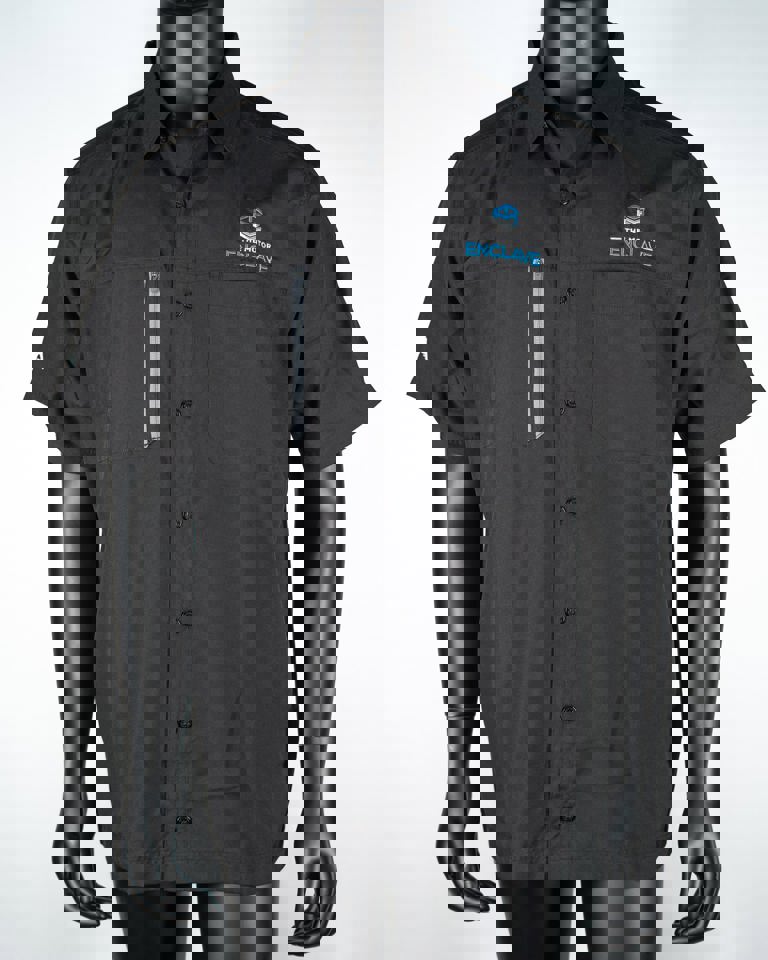 Antigua - Men's Black Button Down